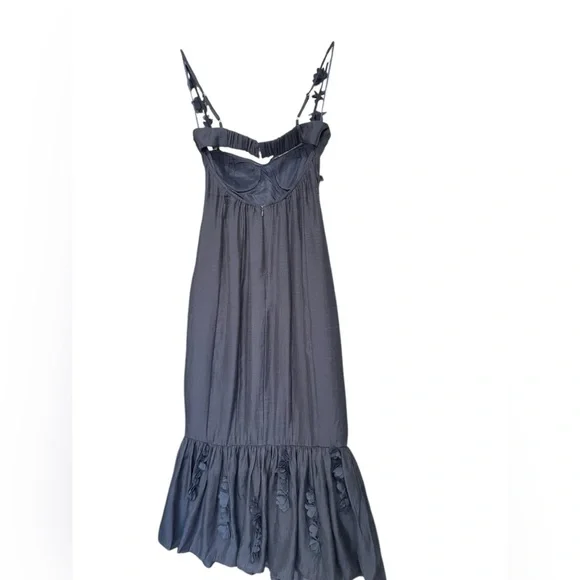 Petal & Pup Posedly Rosette Mermaid Midi Dress - Picture 10 of 16